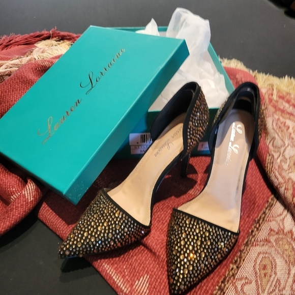 Lauren Lorraine Crystal embellished heels - Picture 5 of 7